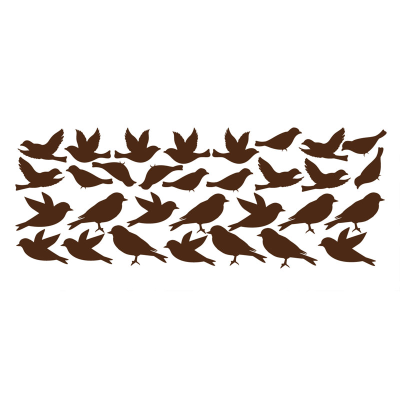 Ramiro Animals Non-Wall Damaging Wall Decal, Brown