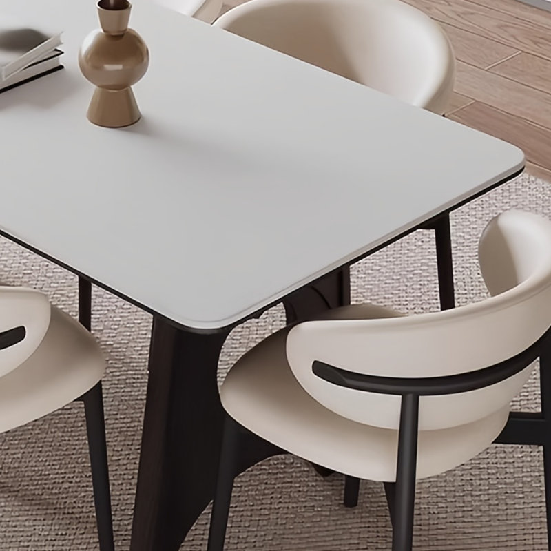 Simple and modern dining table, 29.53 x 62.99"L x 31.5"W