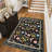 Botanical Floral Washable Non-Slip Area Rug-129040810-129040819