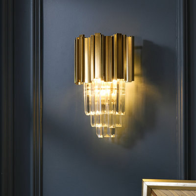 Merritt 2 - Light Dimmable Gold/Clear Flush Mount