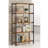 5-Shelf Bookcase In Antique Nutmeg And Black-1293410443-1293410440