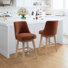 Tabouret de comptoir pivotant 26 po Breann