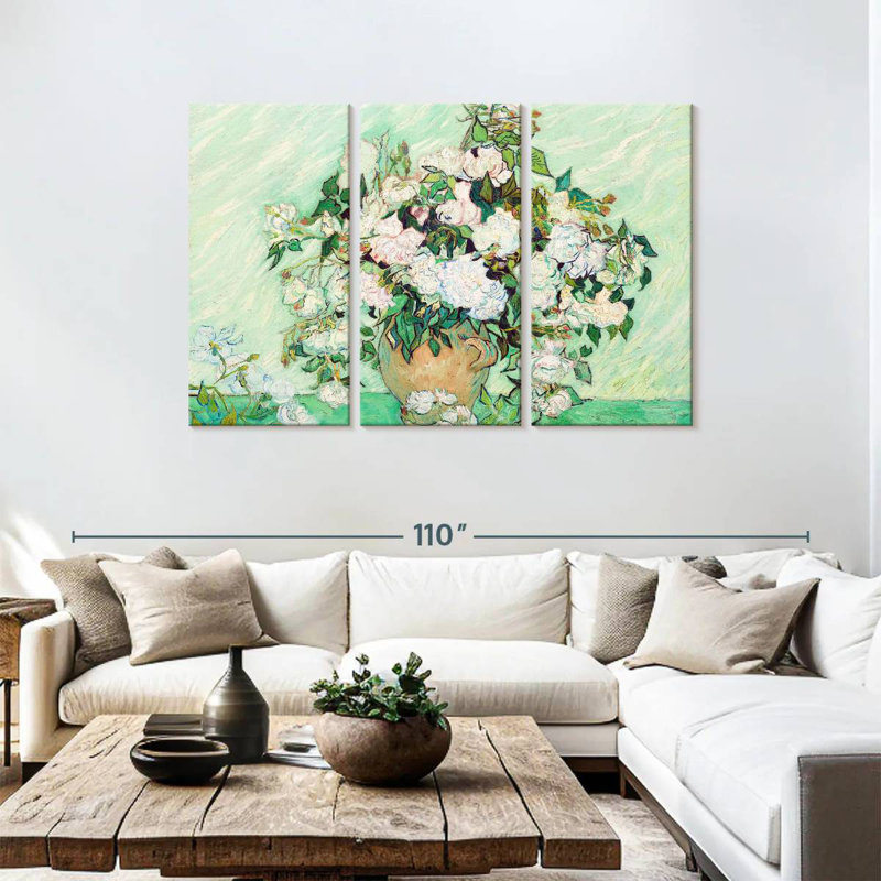 Harnek Roses II, 48" H x 74" W