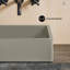 Lavabo vasque carré en béton 15,5 po Lisse -112453148