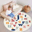 Tapis rond rond et antidérapant Boho Sun Circle