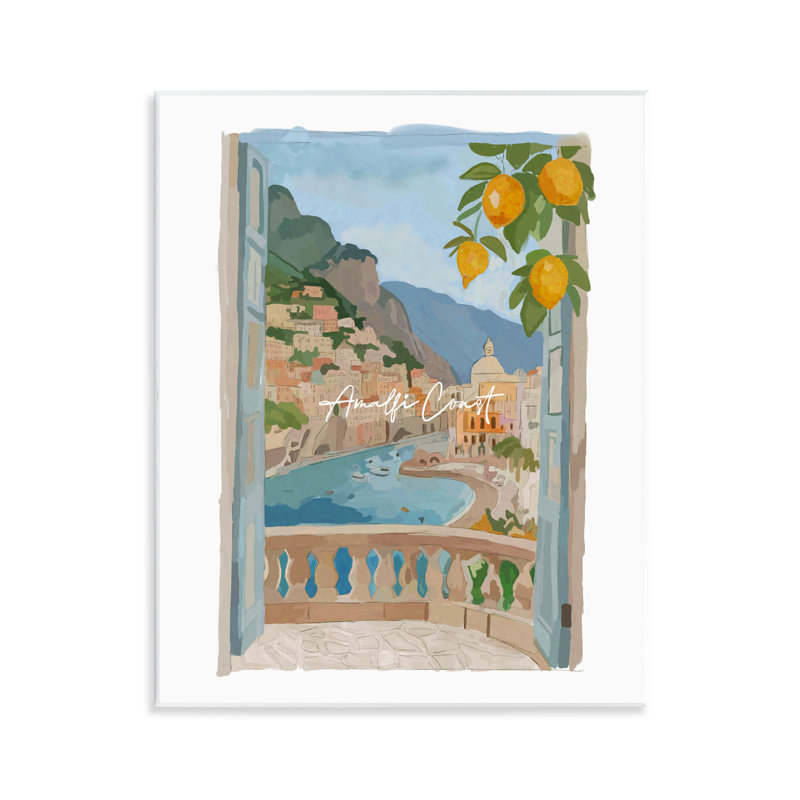 "Amalfi Coast Architecture", art par Amelia Noyes
