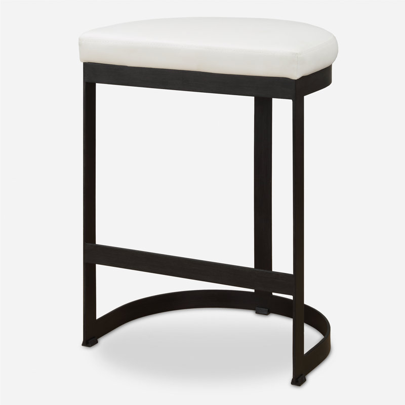 Joss & Main Huntington White Counter Stool