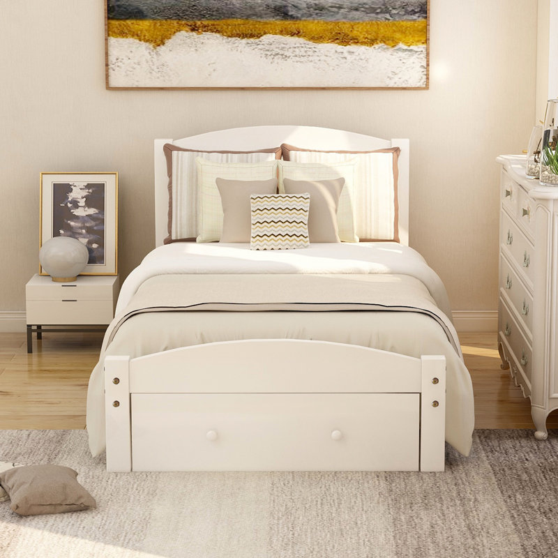 Lit plateforme Farheen par Harriet Bee, Blanc
