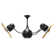 44" Vent-Bettina Dual Ceiling Fan with Wall Control and Light Kit Included