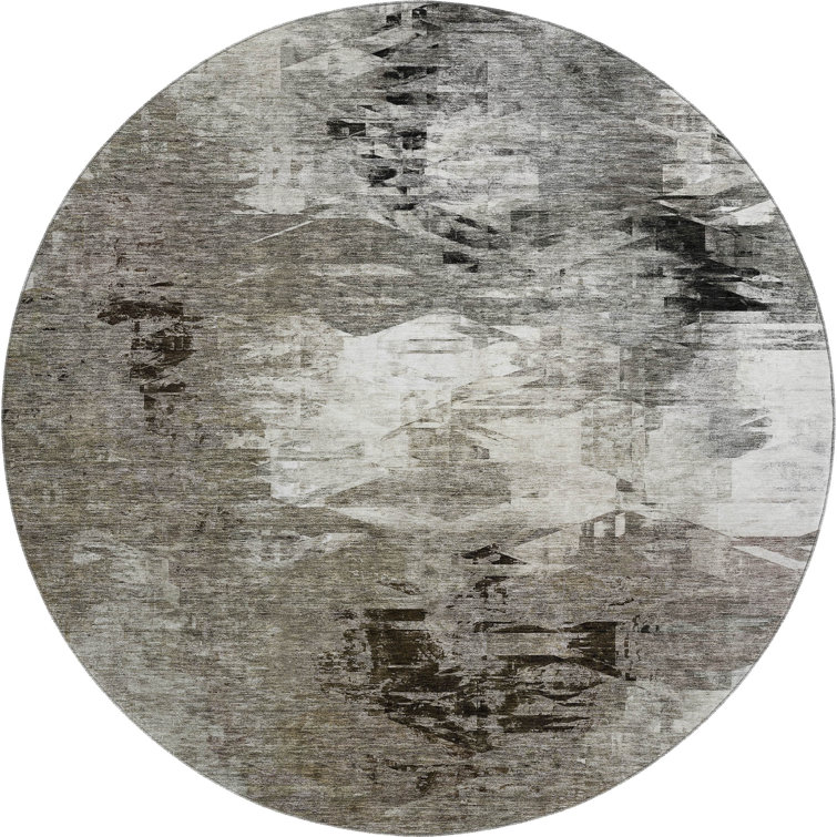 Premium Machine Washable Cerrito AMF597 Taupe Rug
