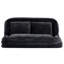 Canapé-lit surdimensionné en chenille de 71 po avec lit réglable pour grand chien de 71 po, noir-1811202764