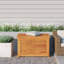 VidaXL Teak Solid Wood Deck Box in Brown