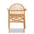 Charnessa Rattan Arm Chair in Brown