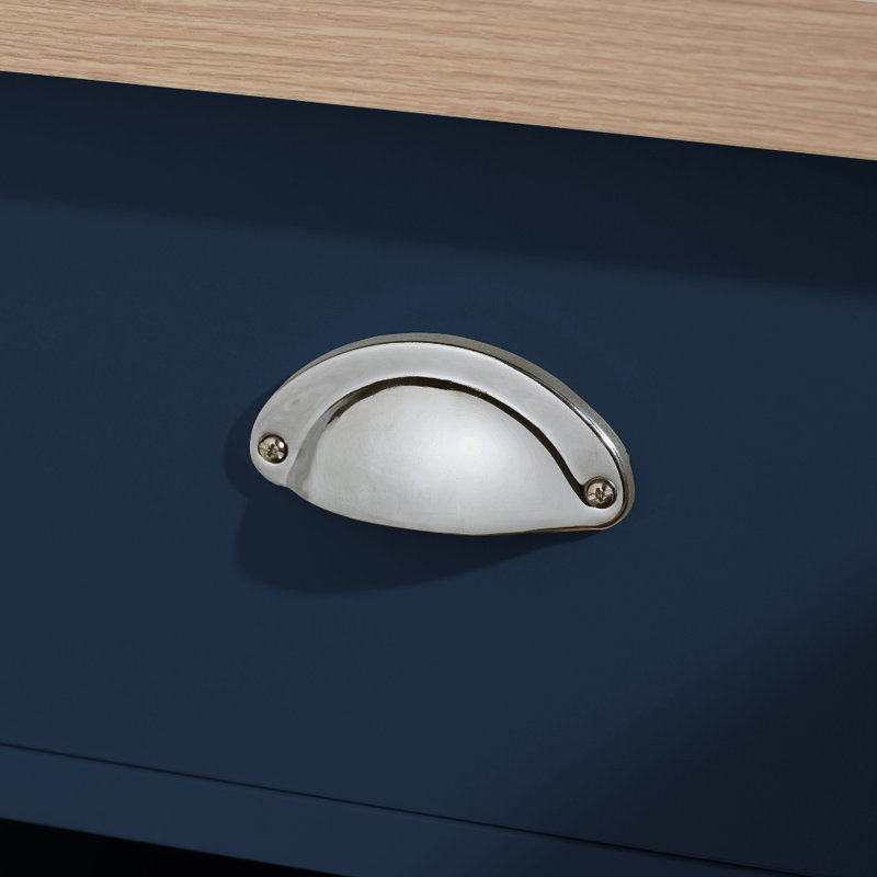 Napanoch 44.6Cm Console Table, Navy Blue