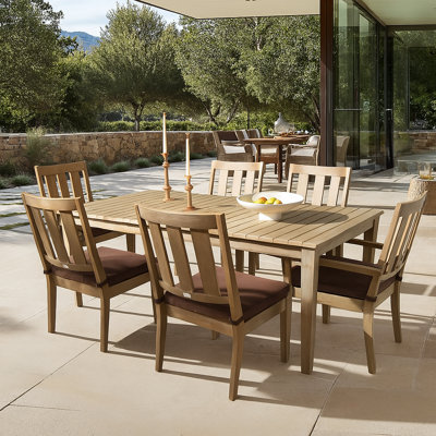 Samya 43" Teak Patio Dining Set