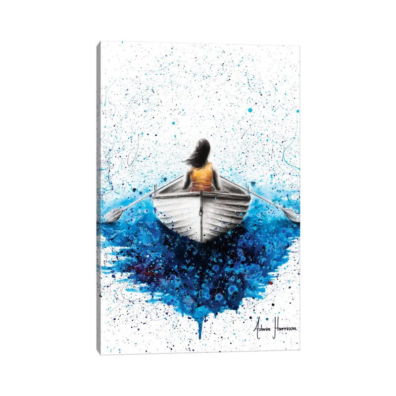 Finding Me by Ashvin Harrison - Print on Canvas, Wrapped Canvas, 20.32 cm H x 30.48 cm W