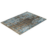 Overdyed One-of-a-Kind 9' 1" X 12' 3" Hand Knotted Area Rug