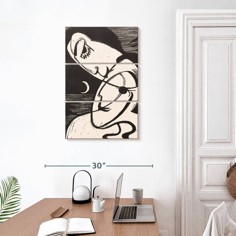 Avery le baiser 1930, H 32 po x l 20 po