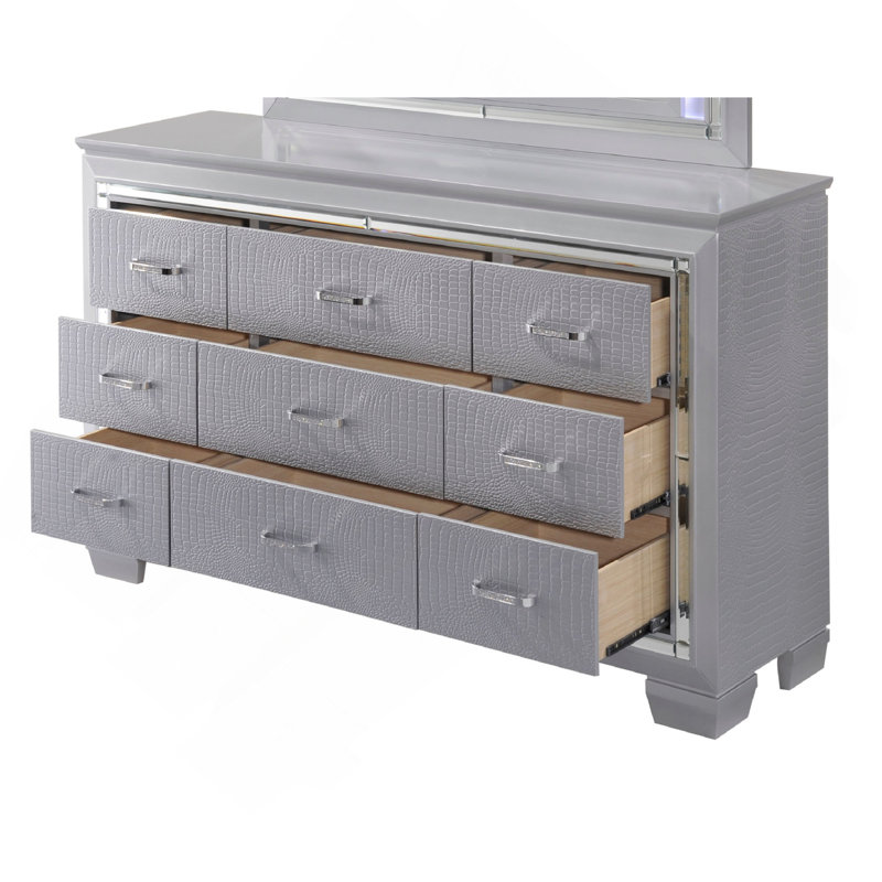 Commode horizontale avec tiroirs, commode de chambre à coucher pour la maison