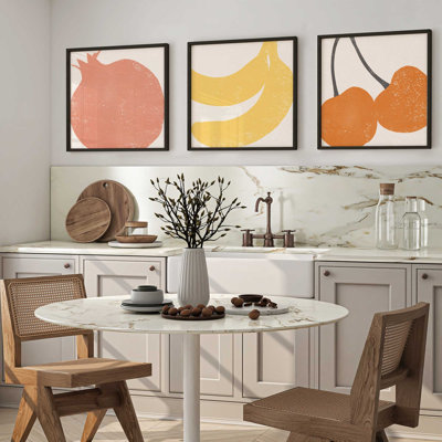 Ensemble de 3 pièces 3 "Minimalist Fruit Medley
