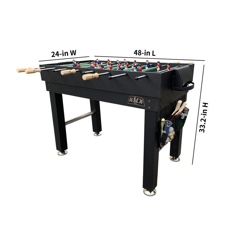 Ensemble de jeux d'arcade Kick Defender 48 po 10-en-1 pour la maison, la salle de jeux, les amis et la famille, Noir