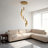Modern 9 - Light Cluster Chandelier With Led Light Kit