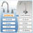 2-handle Bathroom Faucet with Drain Assembly-64129682