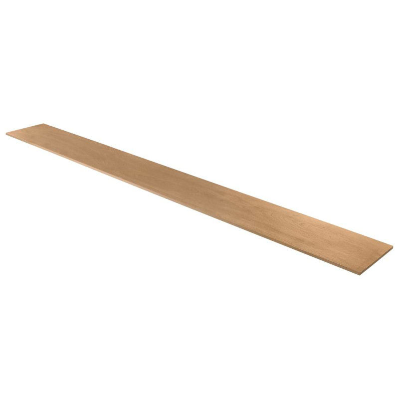 Oaktree 7x60 XL Wood Look Matte Porcelain Tile, Copper Brown