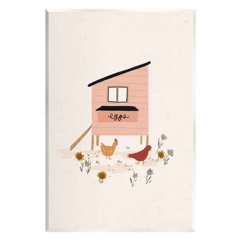 Œufs de poule pastel, estampe numérique par Loni Harris, H 19 po x l 13 po x P 0,5 po, Plaque murale