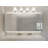 Amalio Metal/Frosted Glass Contemporary Glam LED Vanity Light-59566571