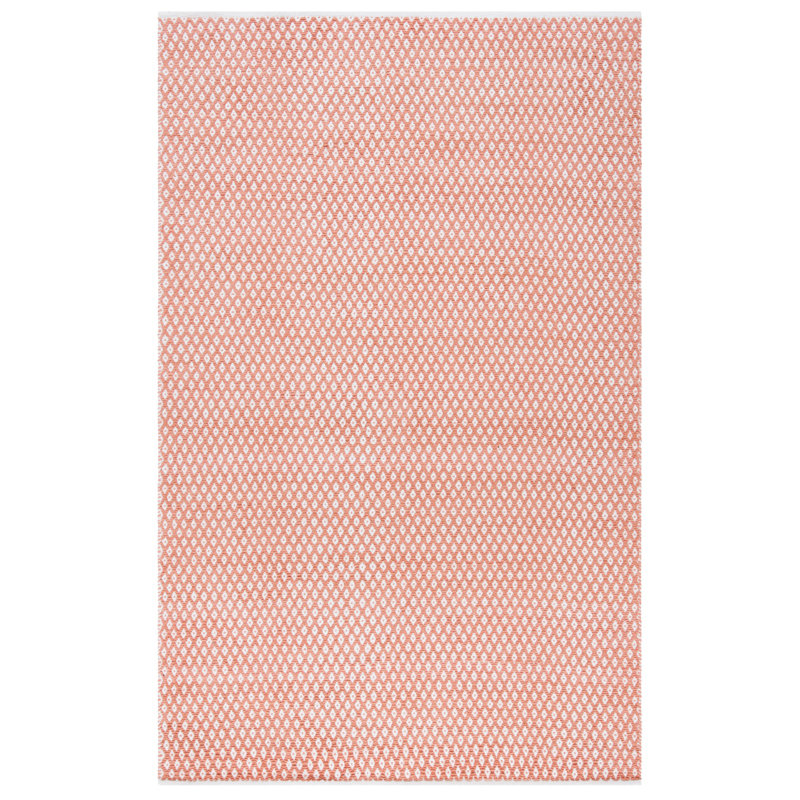 Alpizar Flat Weave Cotton Geometric Rug, Rectangle 5' x 8'