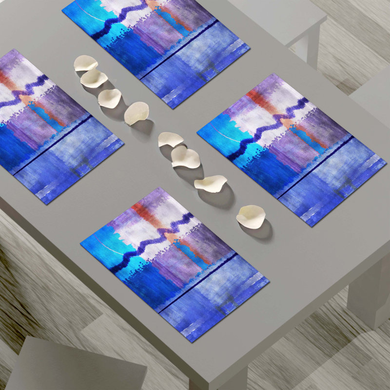 Napperon abstrait en polyester