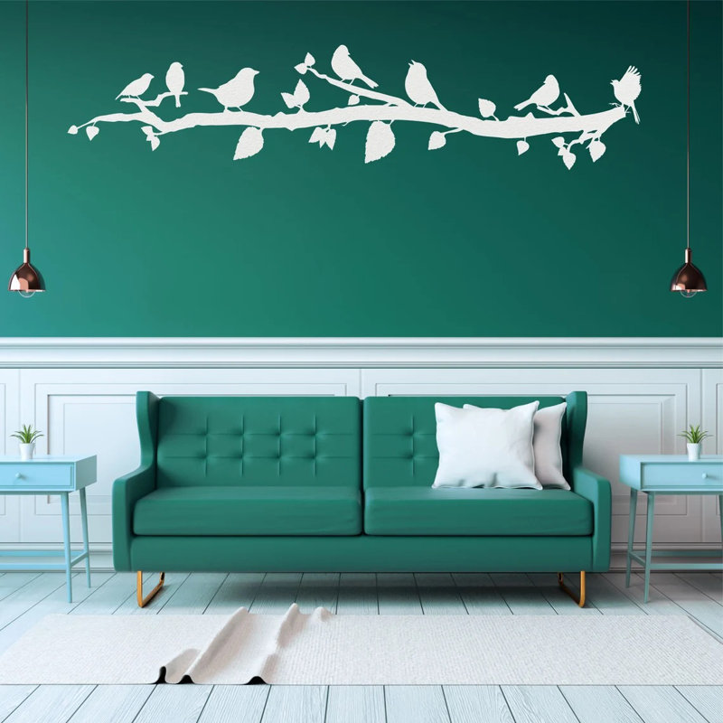 Handmade Coastal Wall Decor on Metal, White, 100cm H x 22cm W