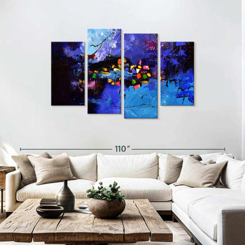 Avery Galaxy Burst Abstract, 48" H x 75" W
