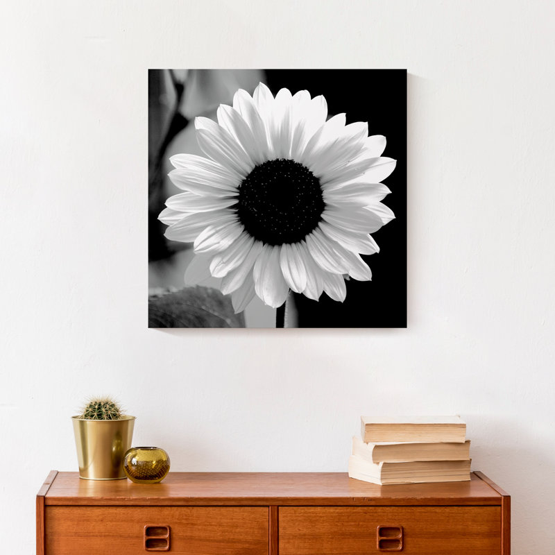 Reproduction de photo sur toile tendue avec imprimé de fleurs