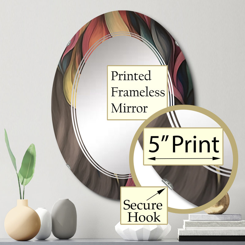Miroir mural Zenoba, 30 po x 20 po