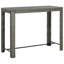 Adhithya Rectangular Metal Outdoor Bar Table , cm W 60.5cm cm D-143519569-143519566