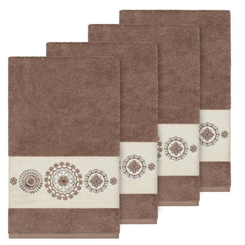 Isabelle Turkish Cotton Hand Towel, Latte