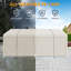 Abri d'auto, tente de garage portative robuste 12 x 20 pour abri de rangement extérieur