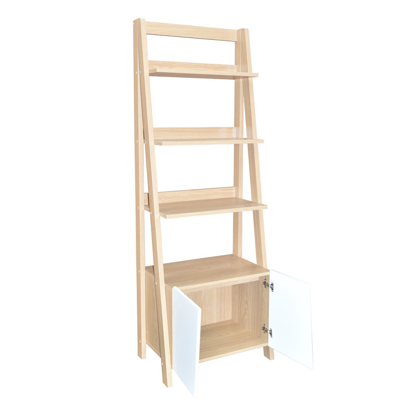 Augusten 180.5cm H x 64cm W Ladder Bookcase