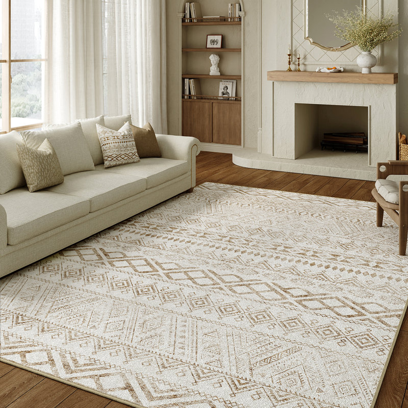 Tapis Zennor Boho, Rectangle 7 pi 9 po x 9 pi 9 po
