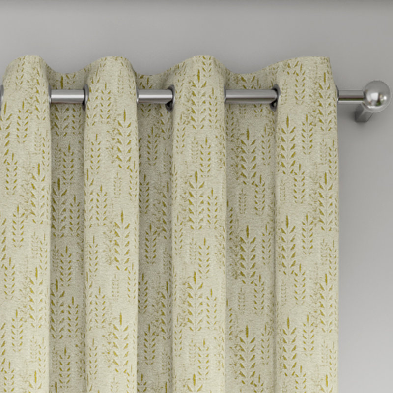 Leaf 52 x 84 Inch, Door Curtain - Pack of 2 Panels, Cream