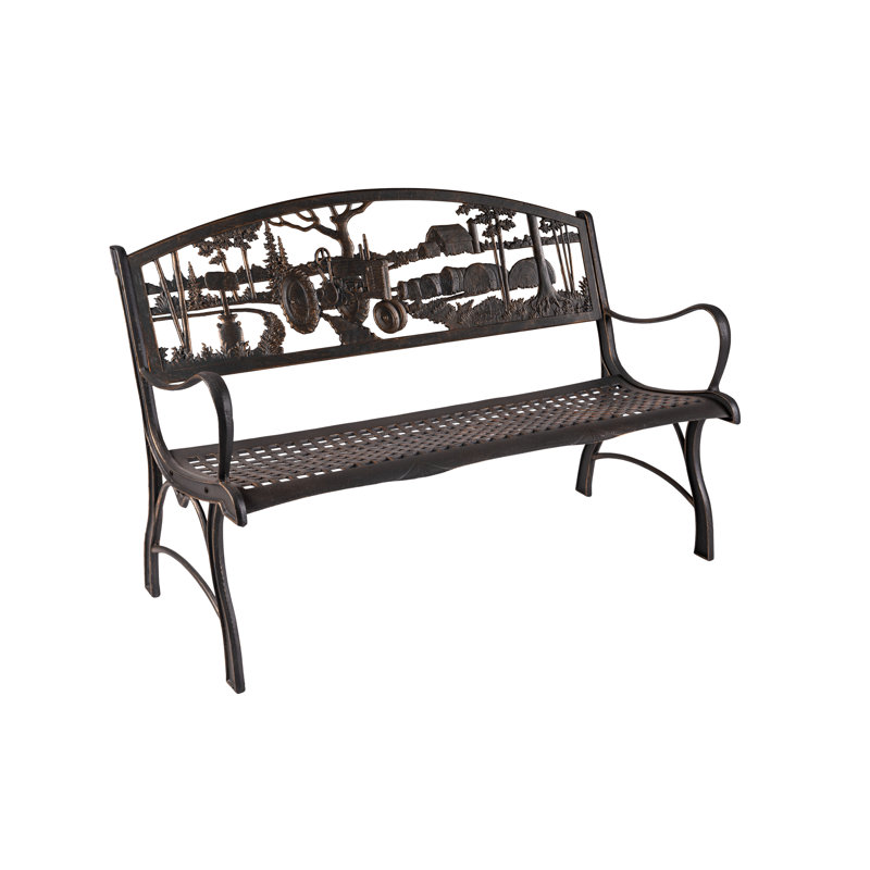 Banc de parc en fonte Abdulkadir Farmstead