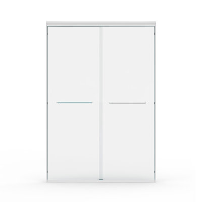 Semi-Frameless Double Sliding Shower Door