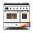 ILVE Majestic II Series 40 inch Induction Range with 6 Induction Elements (Glass Door)-99308346