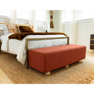 Caya 4-in-1 Large Queen/King Bed Bench, Giant Ottoman, Dining Bench, and Yoga and Massage Platform