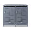 PERISSA Steel Double Bin Store