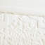 Ensemble de housse de couette en chenille de coton 3 pièces très grand / très grand en blanc, avec 2 taies décoratives, fermeture à boutons, attaches de coin, lavable à la machine, attrait élégant-122450265-122450263