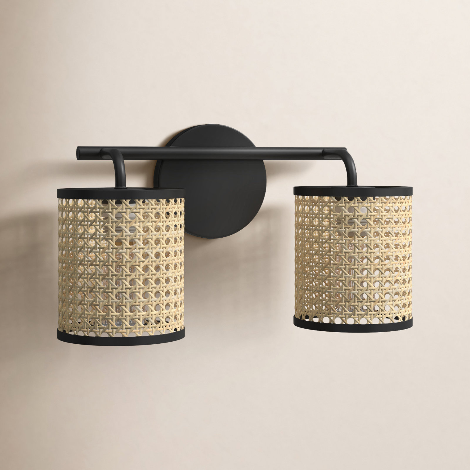 Drax 2 Light Dimmable Vanity Light