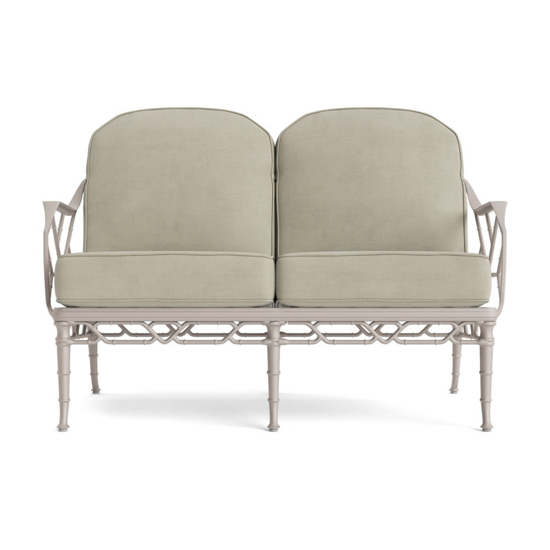 Calcutta Outdoor 2 - Seat Loveseat, Fusion Charcoal, Dove